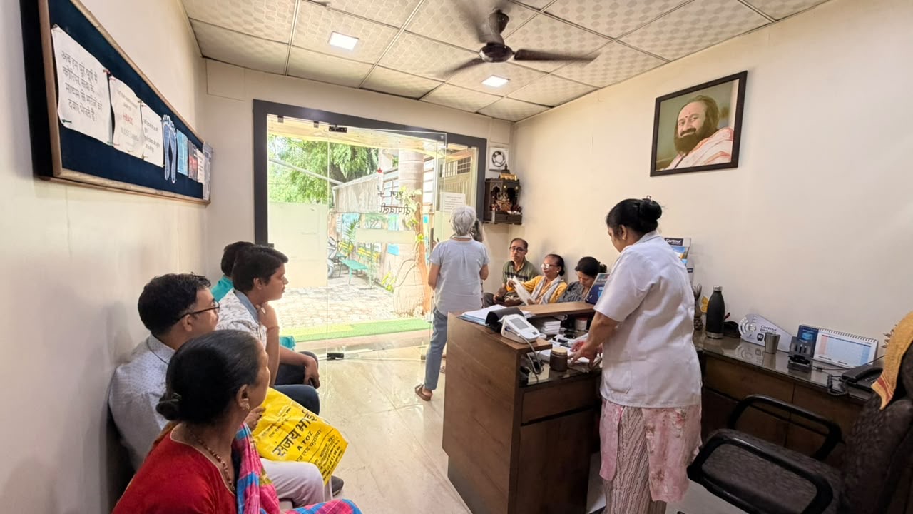 Waiting area at the clinic